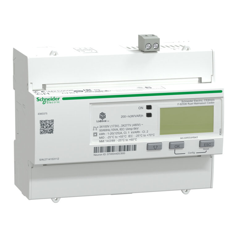 iEM3375 multimetar - 125 A - LON - 1 digitalni ulaz - višetarifni