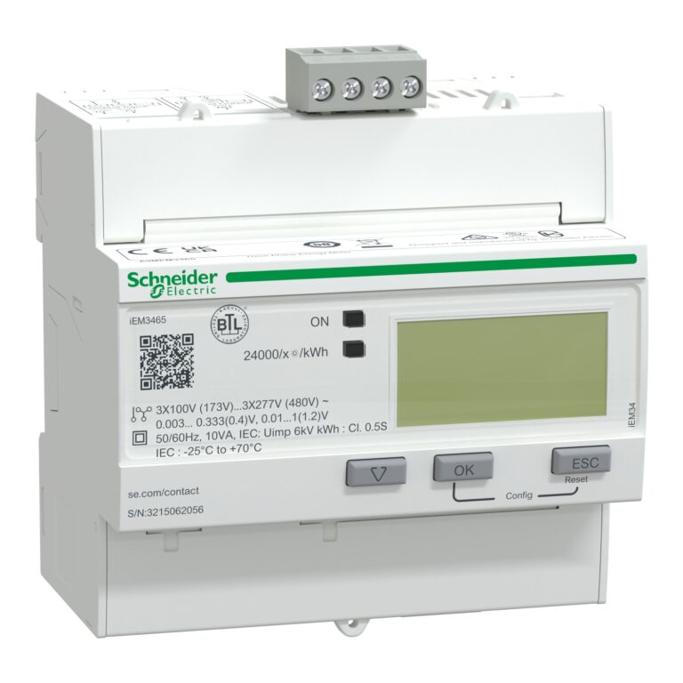 iEM3465 multimetar - BACnet - 1 DI - 1 DO - višetarifni - LVCT