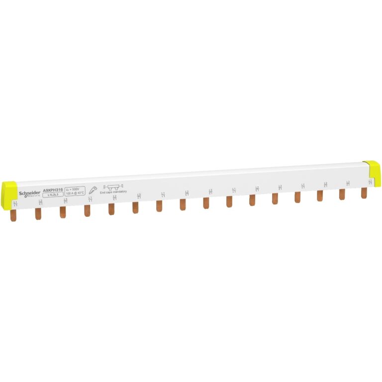 Acti9 - comb busbar - 3L - 18 mm pitch - 16 modules - 100A