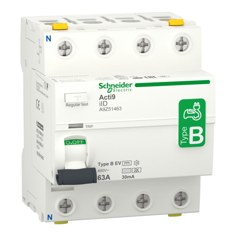 iID - diferencijalni zaštitni prekidač - 4P - 63A - 30mA - B EV tip