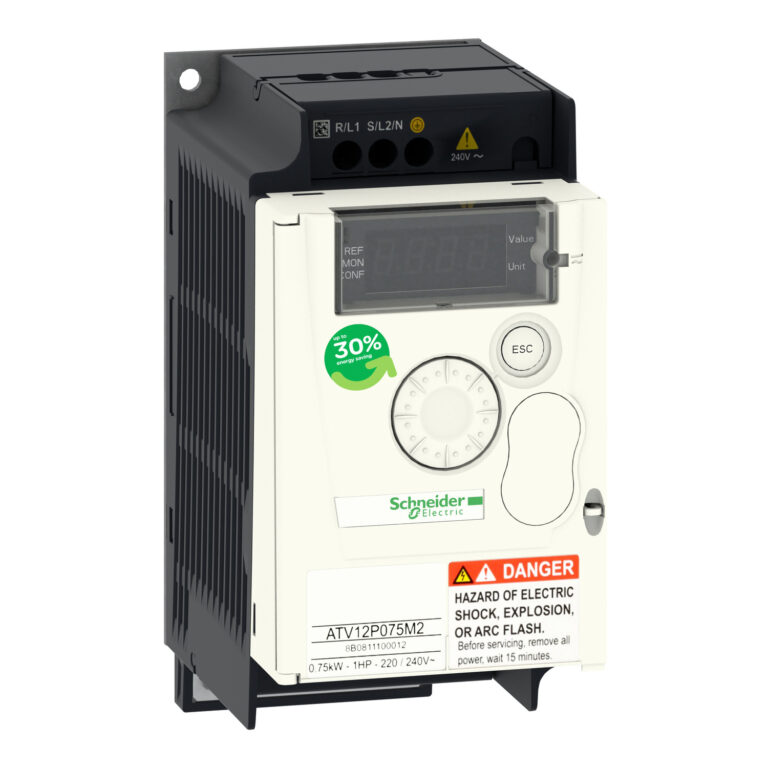 frekventni regulator ATV12 - 0.75kW - 1hp - 200..240V - monofazno - na ploči