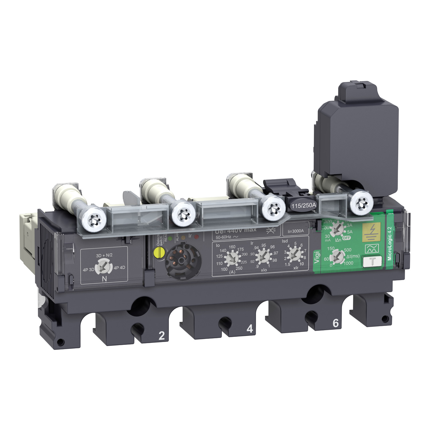 C2544V250 Zaštitna jedinica MicroLogic Vigi 4.2