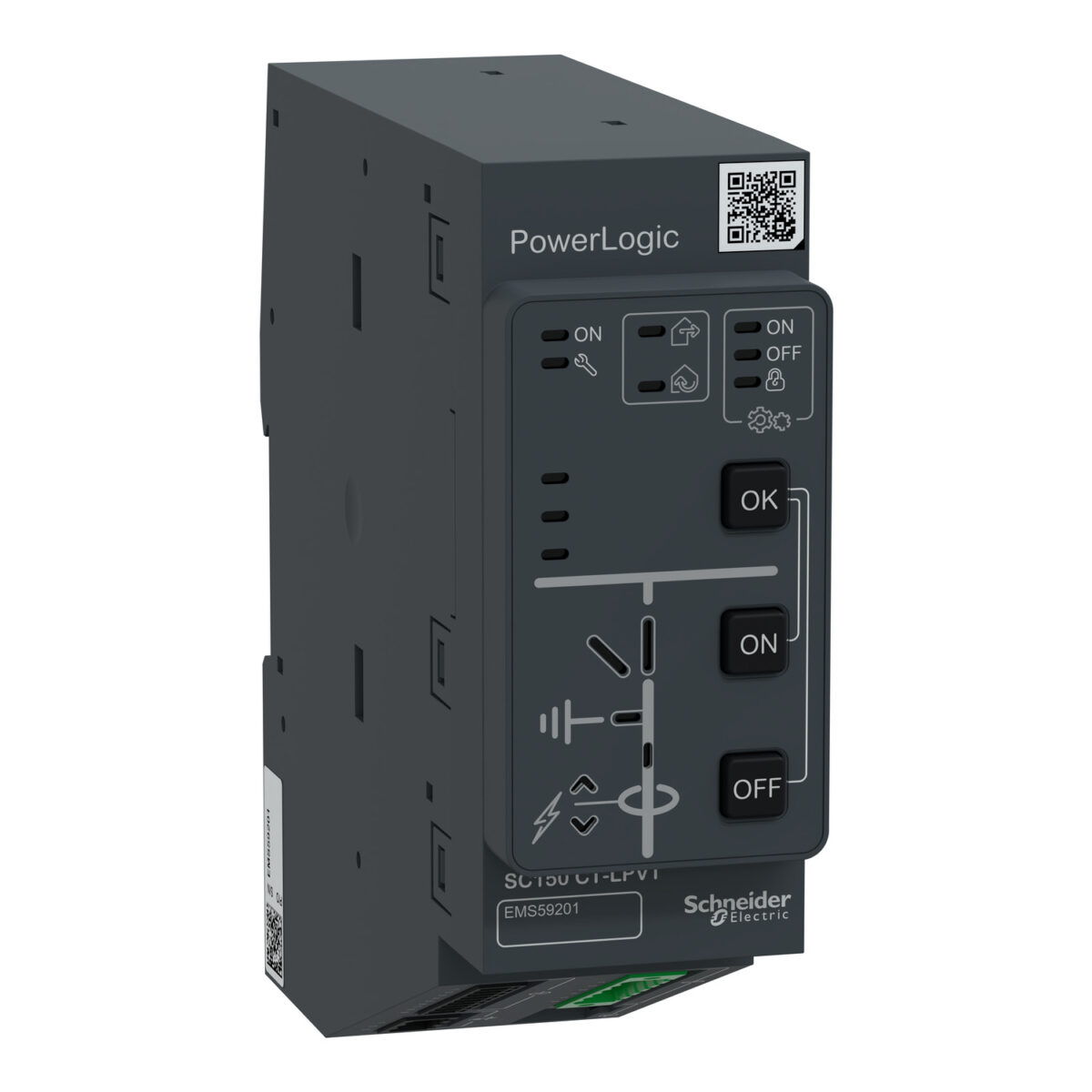 PowerLogic SC150 CT-LPVT/VT: kontroler za prekidač - 1/5 A - LPVT/VT senzori