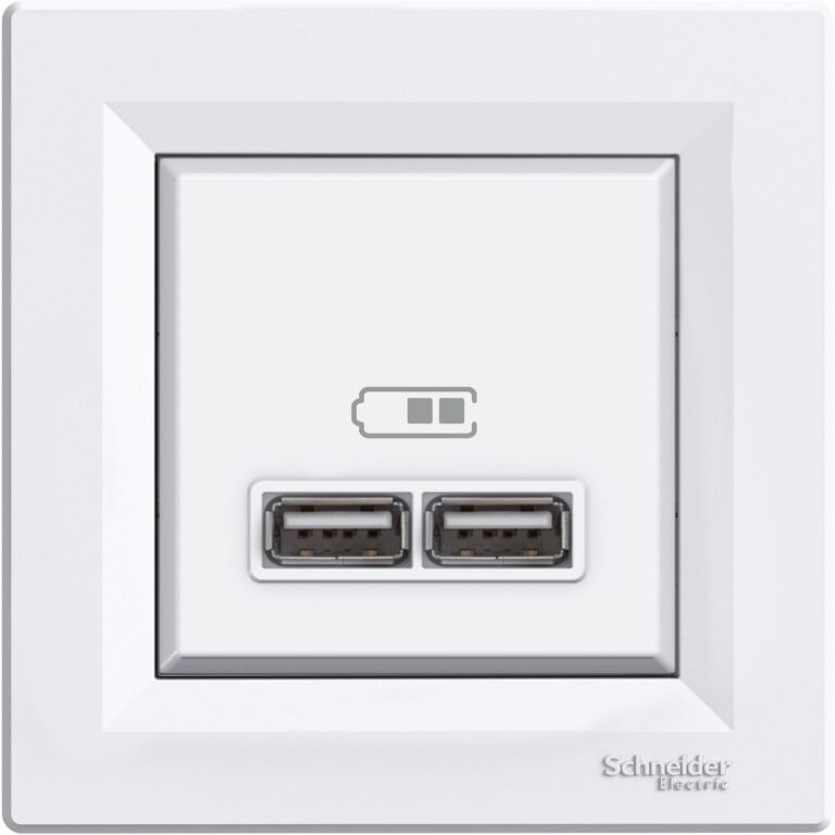 Asfora - dupli USB punjač 2.1 A - beli