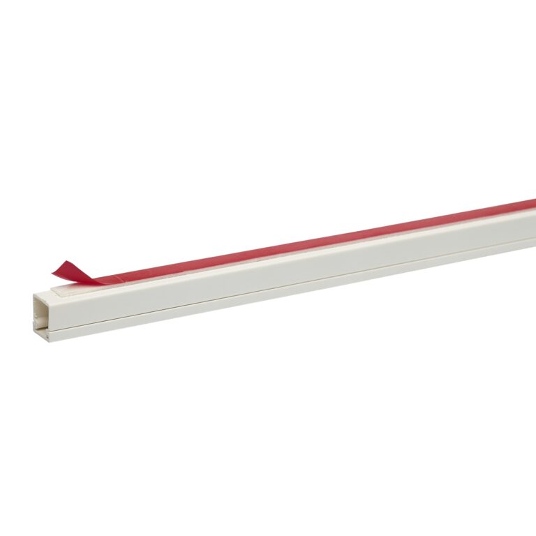 Ultra - minijaturna distributivna kanalica-12 x 12 mm-samolepljiva-PVC-bela-2 m