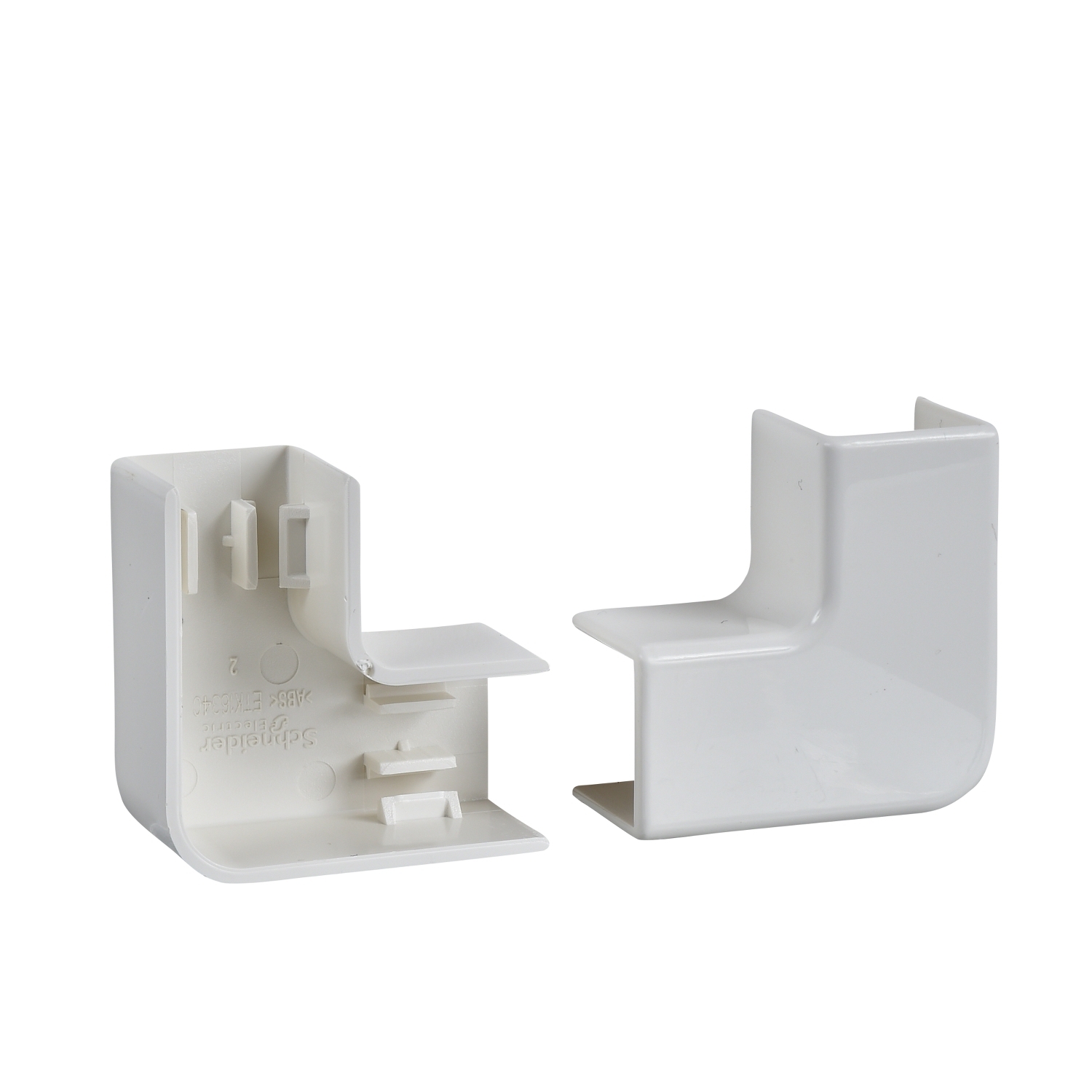 ETK25341 Ultra - pregib 90° - 25 x 16/25 mm - ABS - beli