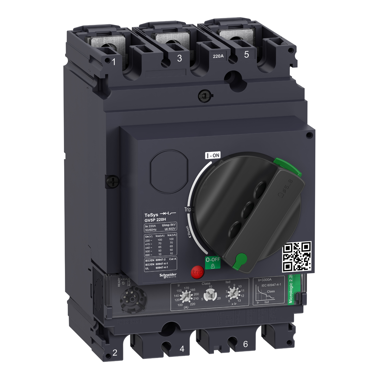 GV5P220H Motor circuit breaker