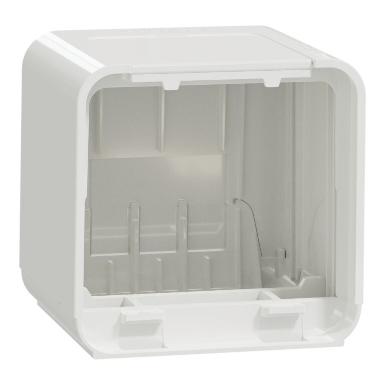 Unica system+ - Modularna jedinica za sto/krajnji deo - bela