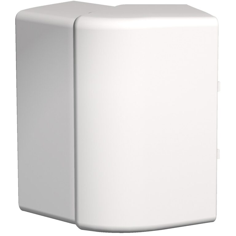 OptiLine 45 - spoljašnji ugao - 75 x 55 mm - PC/ABS - polarno beli