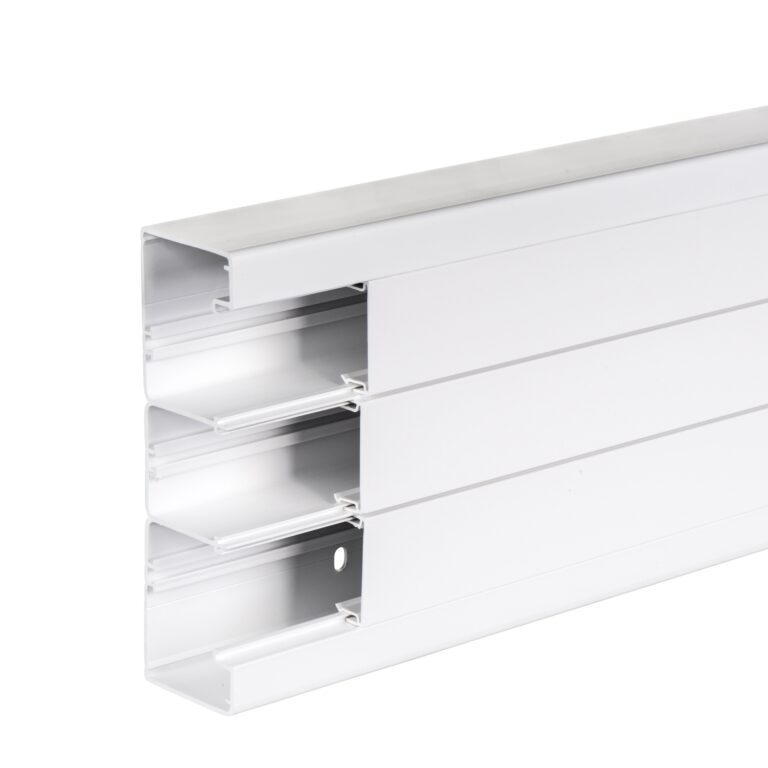 OptiLine 45 - parapetni kanal - 185k55 mm - PVC - polarno bela - 2000 mm