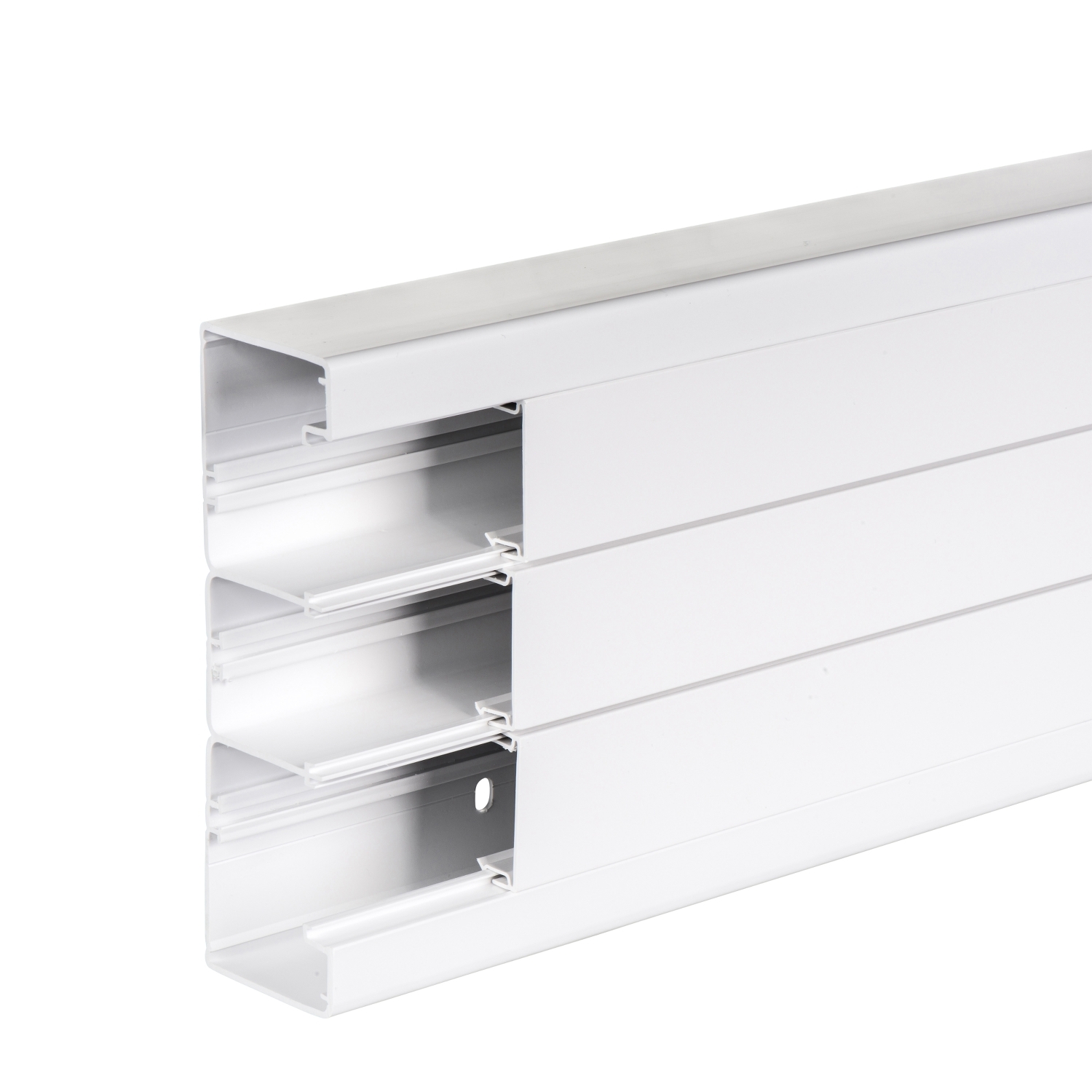 ISM10500P OptiLine 45 - parapetni kanal - 185k55 mm - PVC - polarno bela - 2000 mm