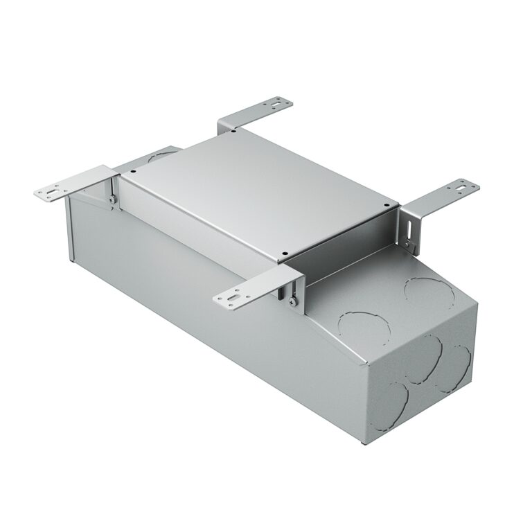 OptiLine 50 - podna metalna kutija - 6/8 modula - siva