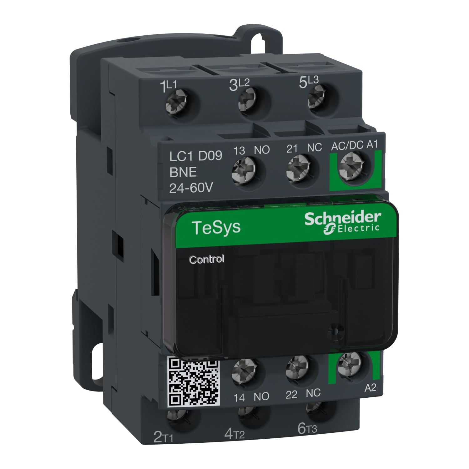 LC1D09BNE TeSys D kontaktor 3P 9A AC-3 do 440V kalem 24-60V AC/DC