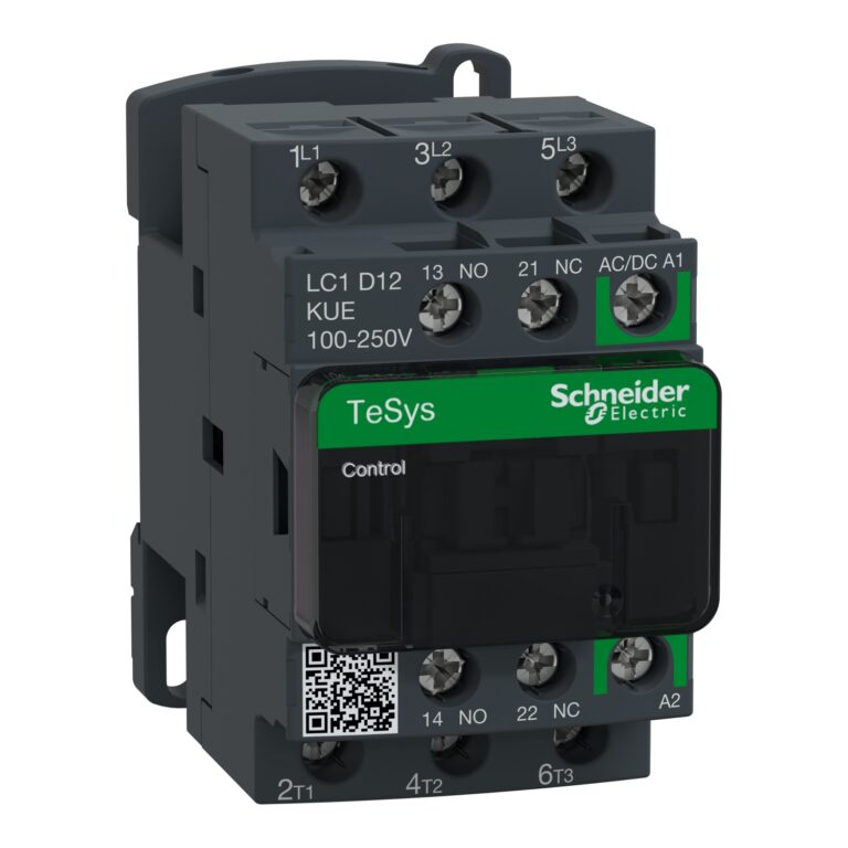 TeSys D kontaktor 3P 12A AC-3 do 440V kalem 100-250V AC/DC