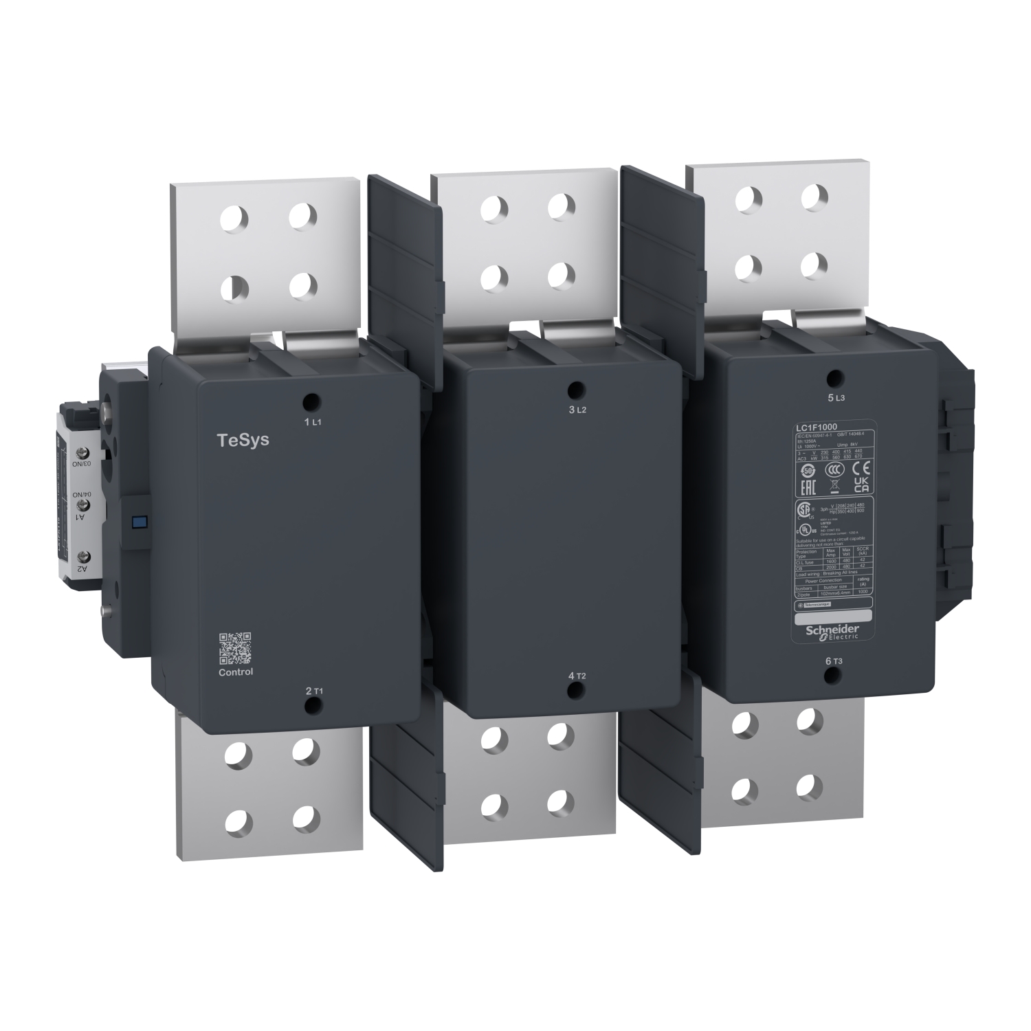 LC1F1000P7 TeSys F kontaktor - 3P (3 NO) - AC-3 -