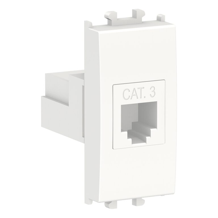 Easy Styl - 1 modul telefonska utičnica Cat 3 - bela