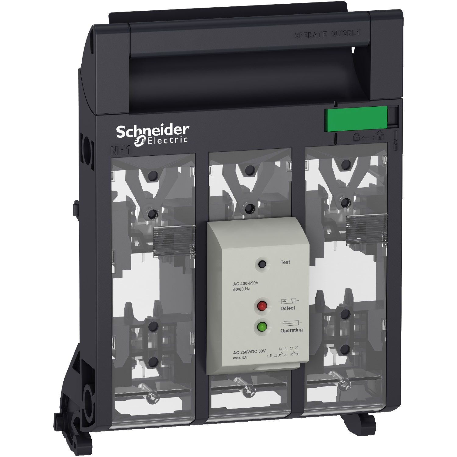 LV480821 Handle with electronic fuse monitor