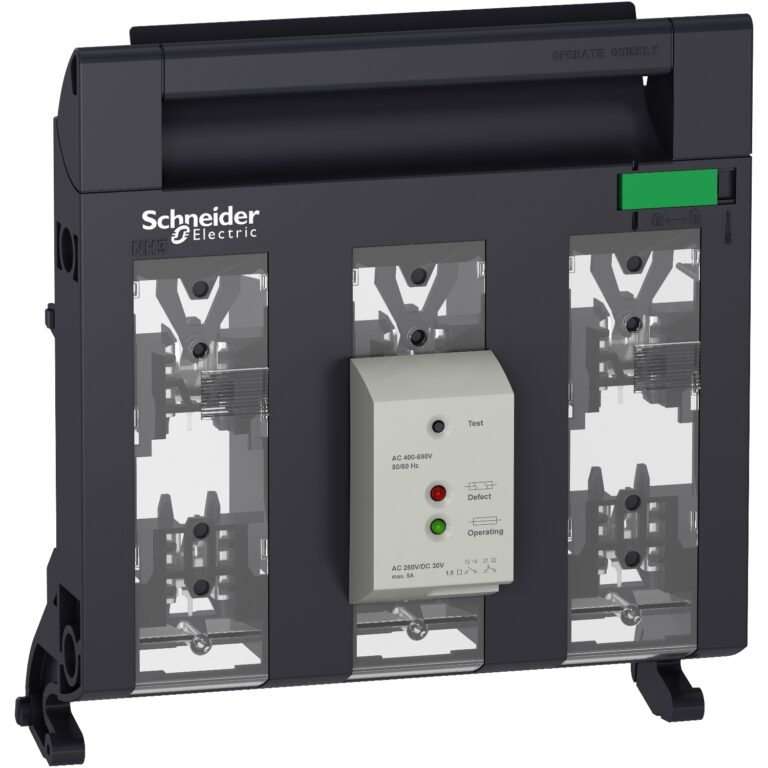 Handle with electronic fuse monitor