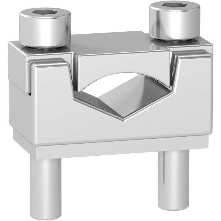 Pressure plate with contact prism clamp for multiple use terminals