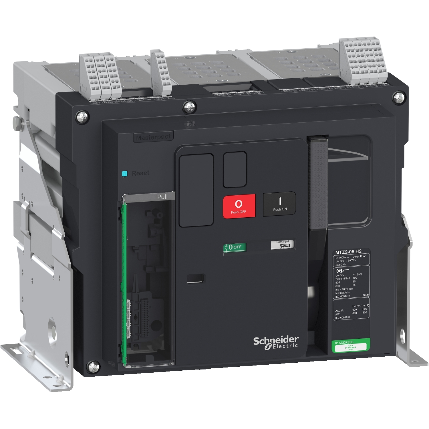 LV848002 Prekidač Masterpact MTZ2 08H2 - 800 A - 3P fiksni - bez Micrologic.a
