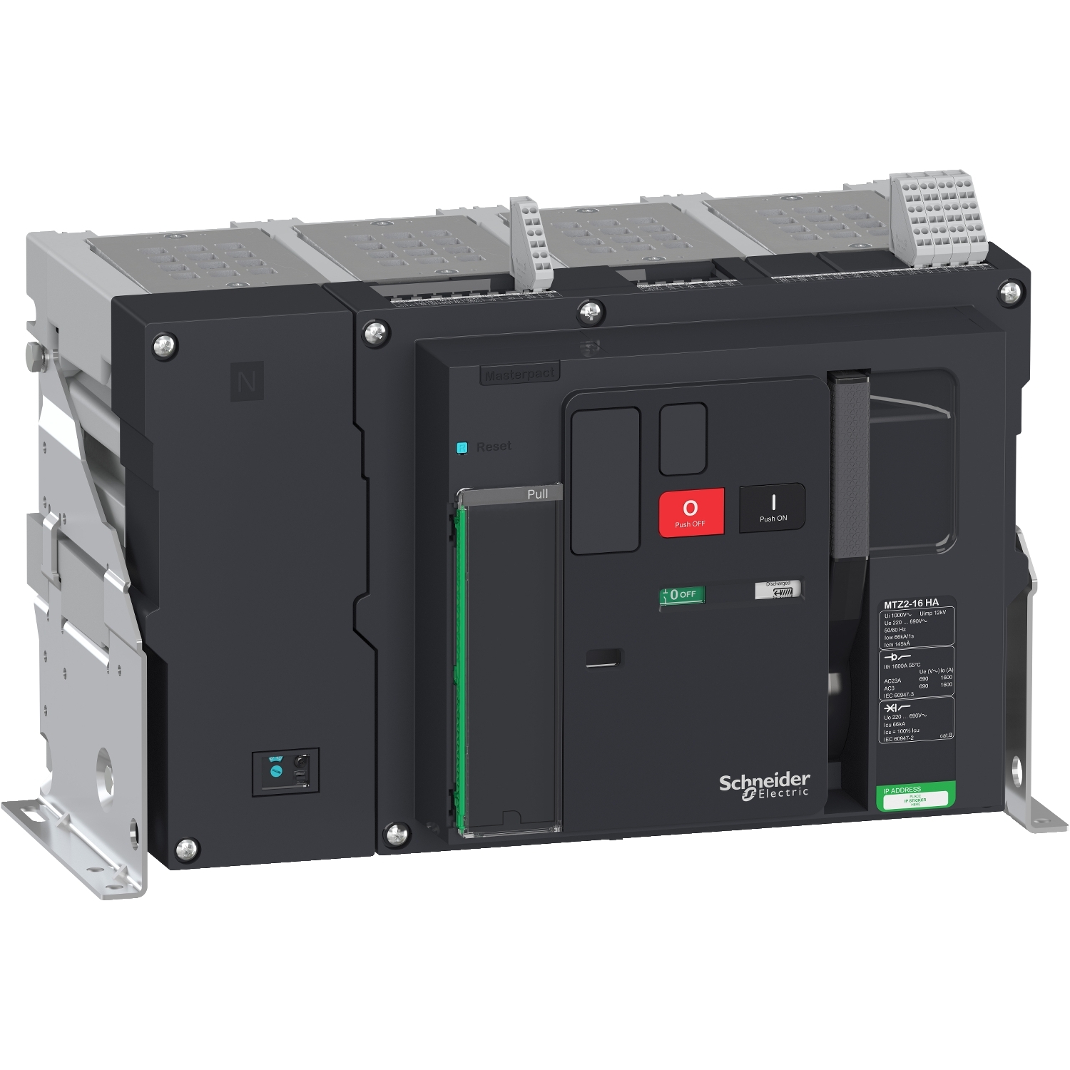 LV848054 Rastavljač snage Masterpact MTZ2 16 HA - 1600 A - 4P fiksni
