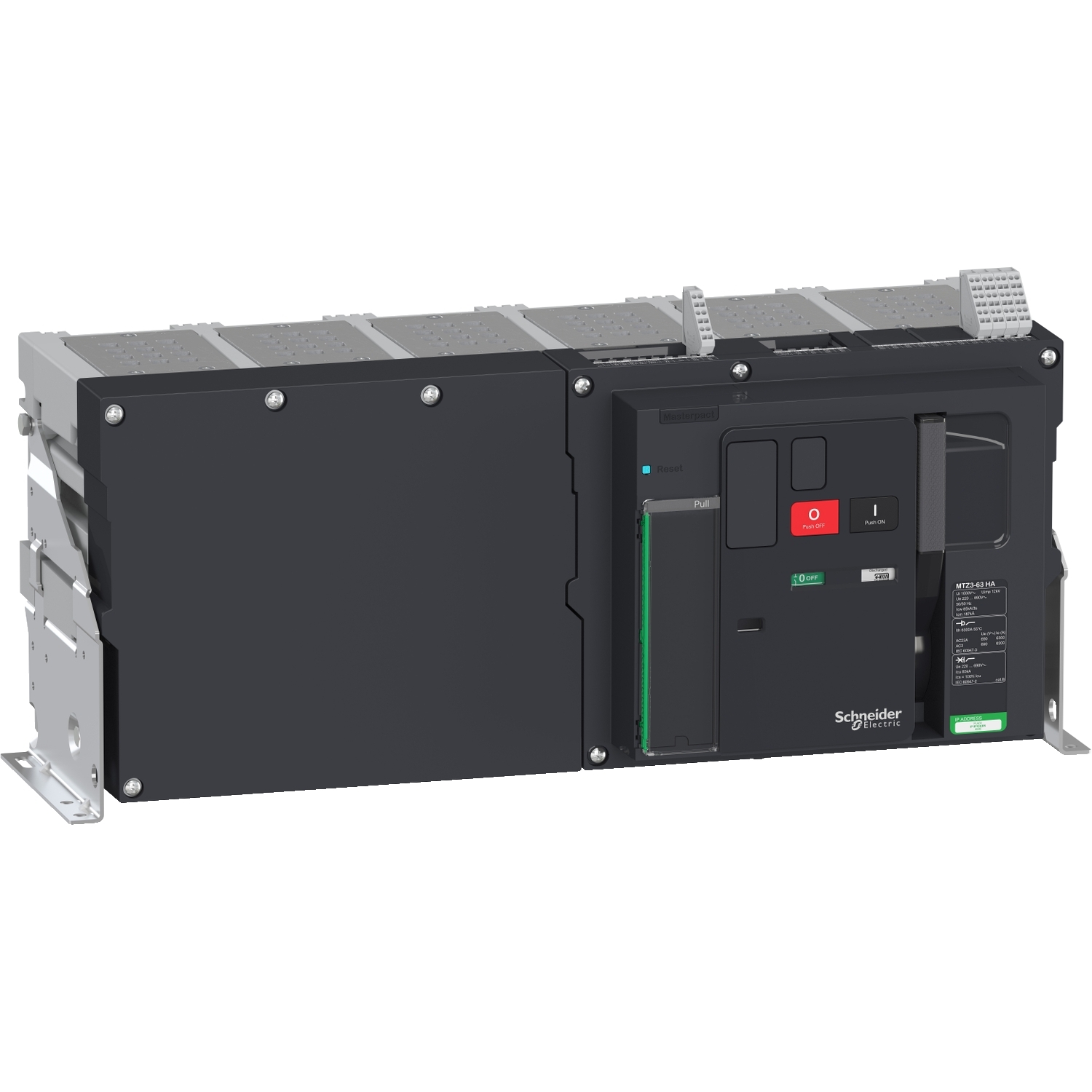 LV848120 Rastavljač snage Masterpact MTZ3 63 HA - 6300 A - 3P fiksni