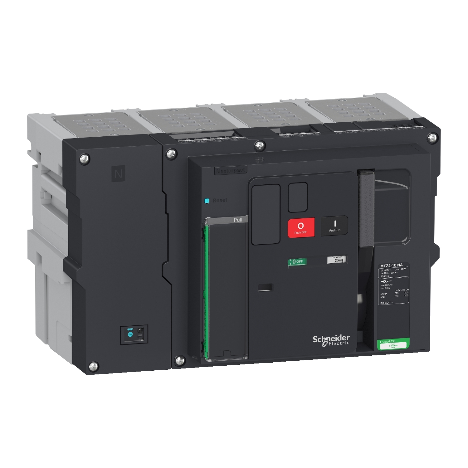LV848255 Rastavljač snage Masterpact MTZ2 10 NA - 1000 A - 4P izvlačivi