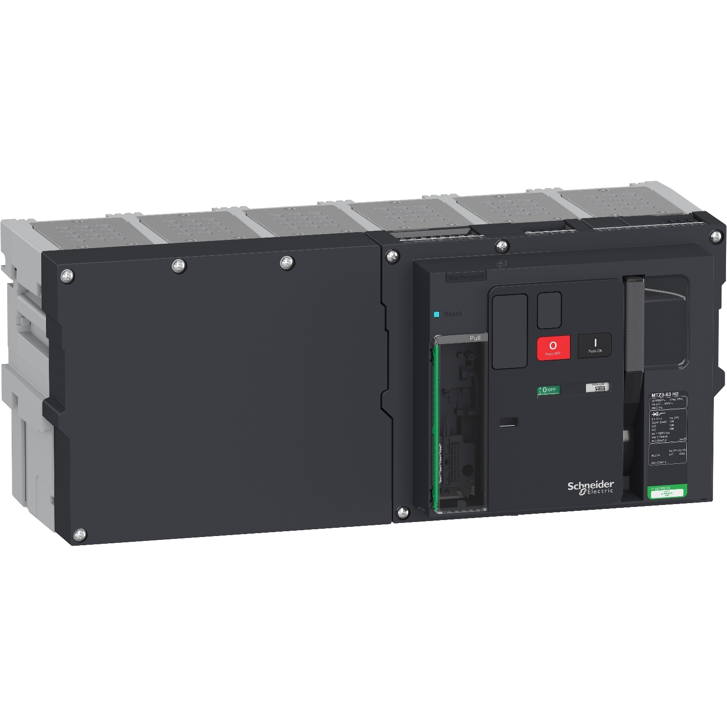 LV848349 Prekidač Masterpact MTZ3 63H2 - 6300 A - 3P izvlačivi - bez Micrologic.a