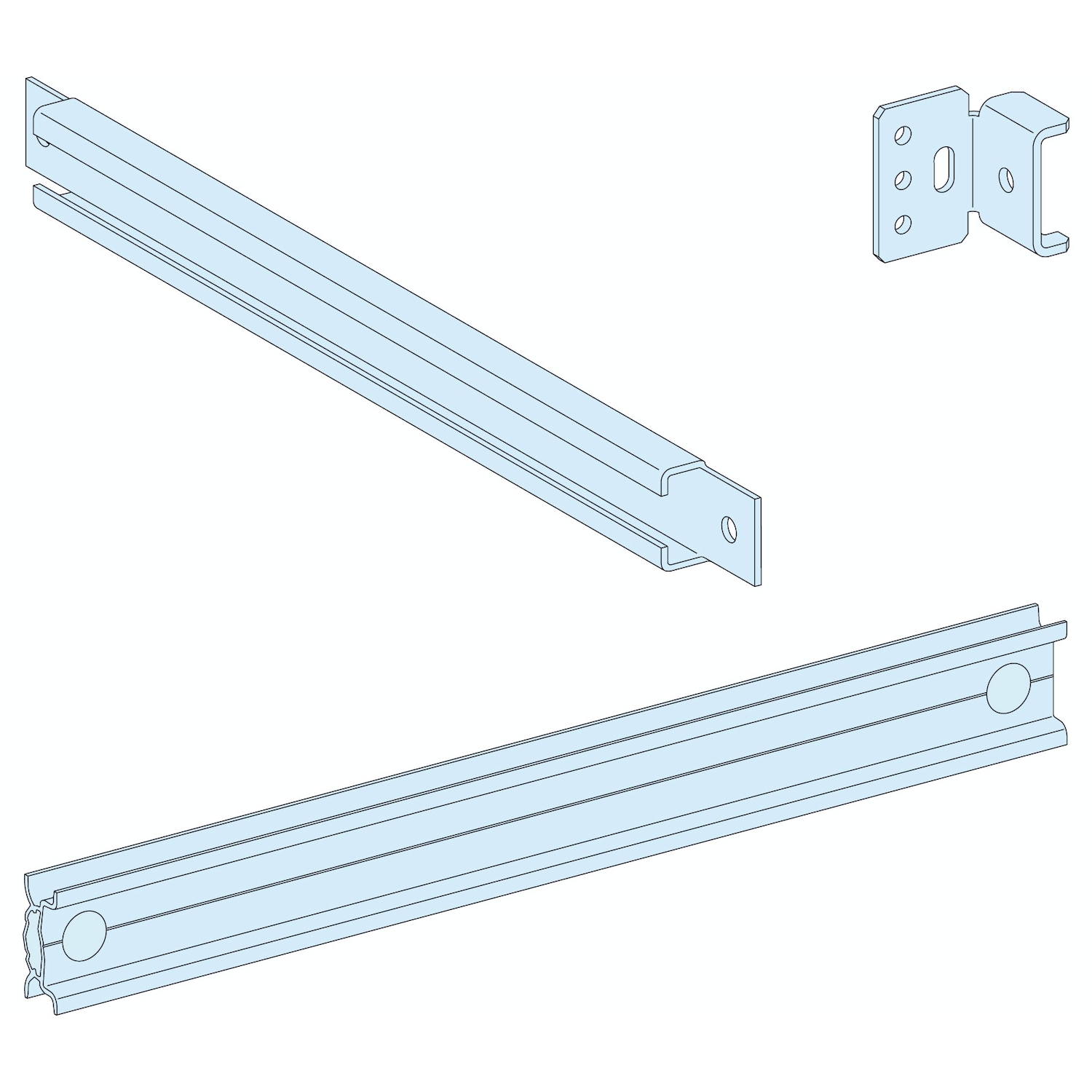 LVS03404 Š400 podesiva instalaciona šina Prisma P