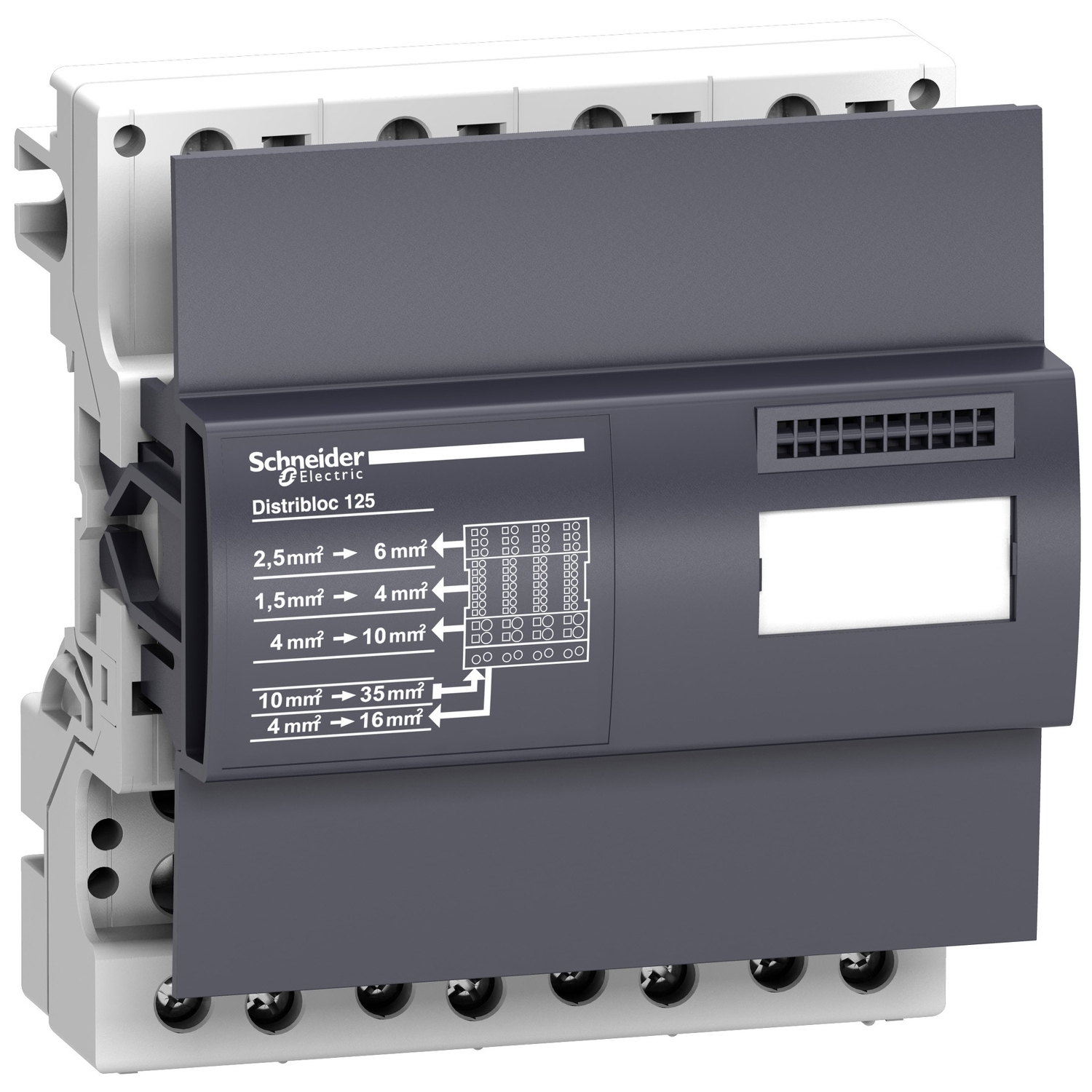LVS04045 Linergy DX 4P razvodni blok 125A - 6 modula - 52 izvoda brzo povezivanje