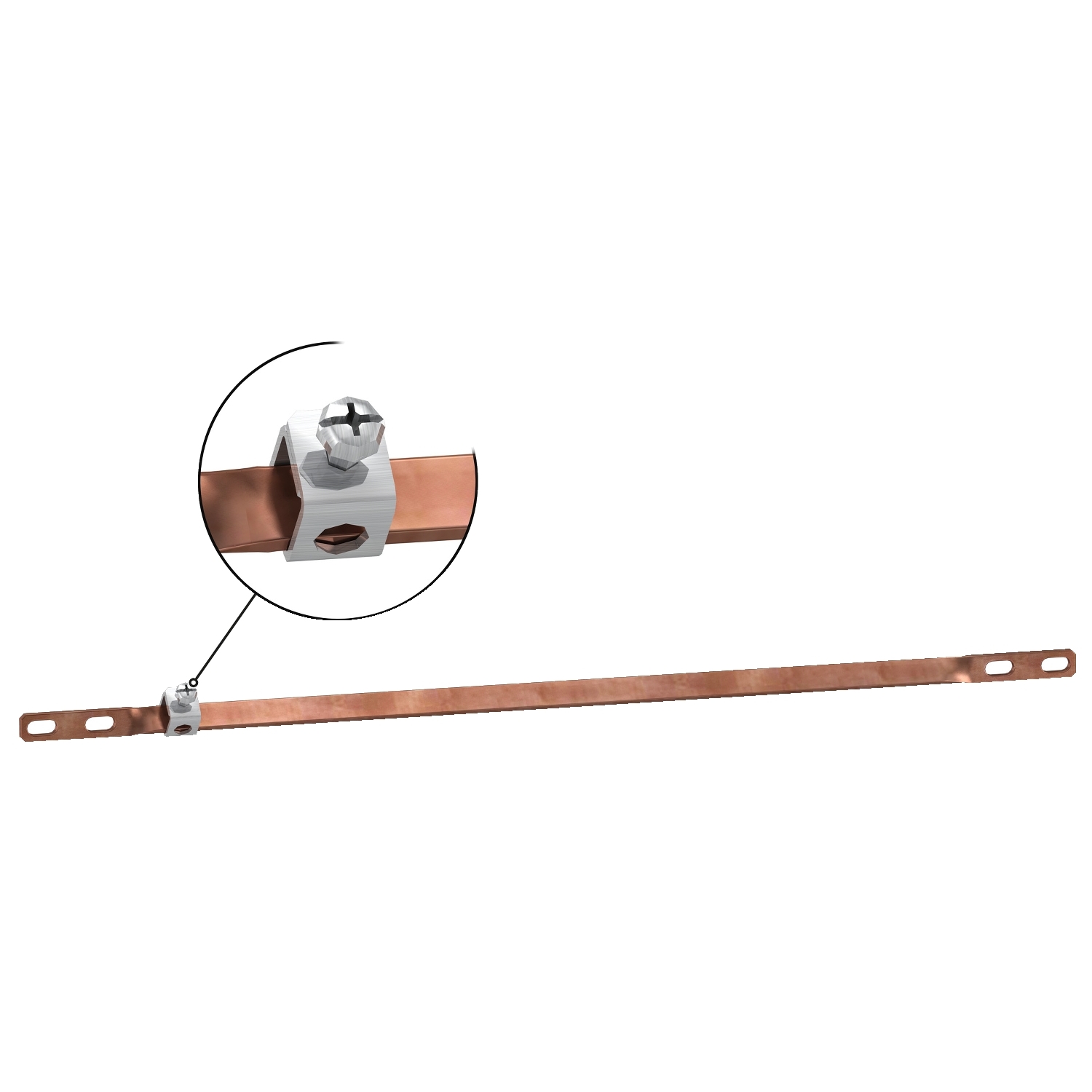 LVS04201 12x3mm sabirnica uzemljenja sa 1 priključkom 35² L330 Linergy TB