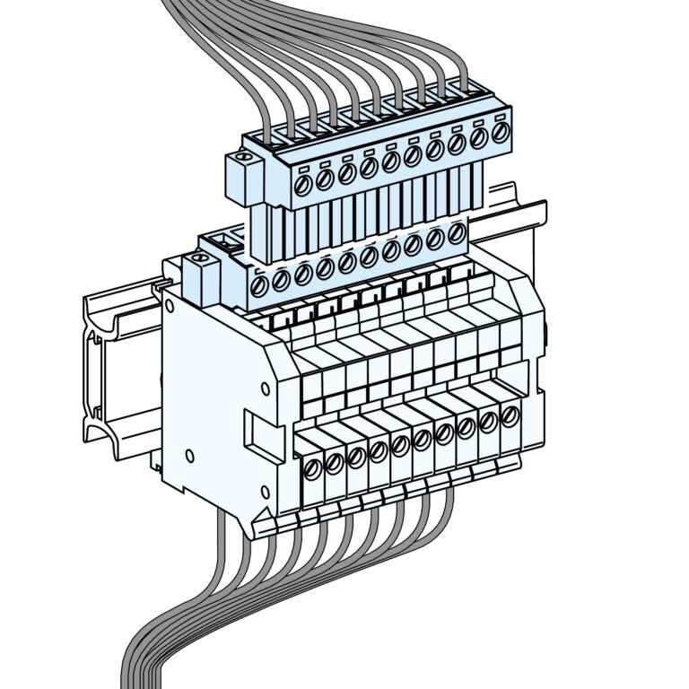 Linergy TA redne stezaljke za pomoćnu opremu 10 ulaza/20 izlaza