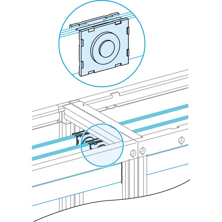 Spojni element za 50/60mm sabirnica/Linergy BS hor. sabirnicu