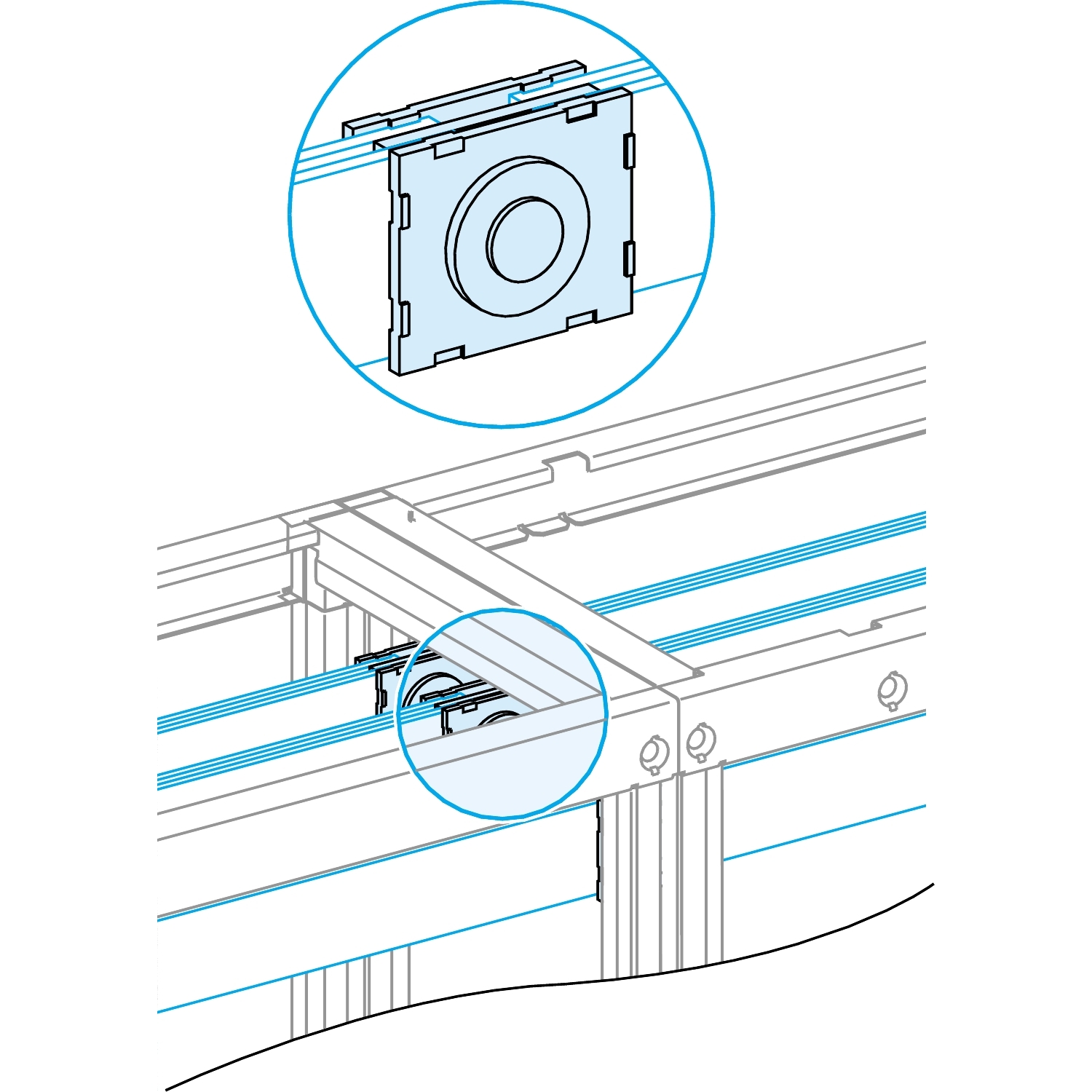 LVS04640 Spojni element za 50/60mm sabirnica/Linergy BS hor. sabirnicu