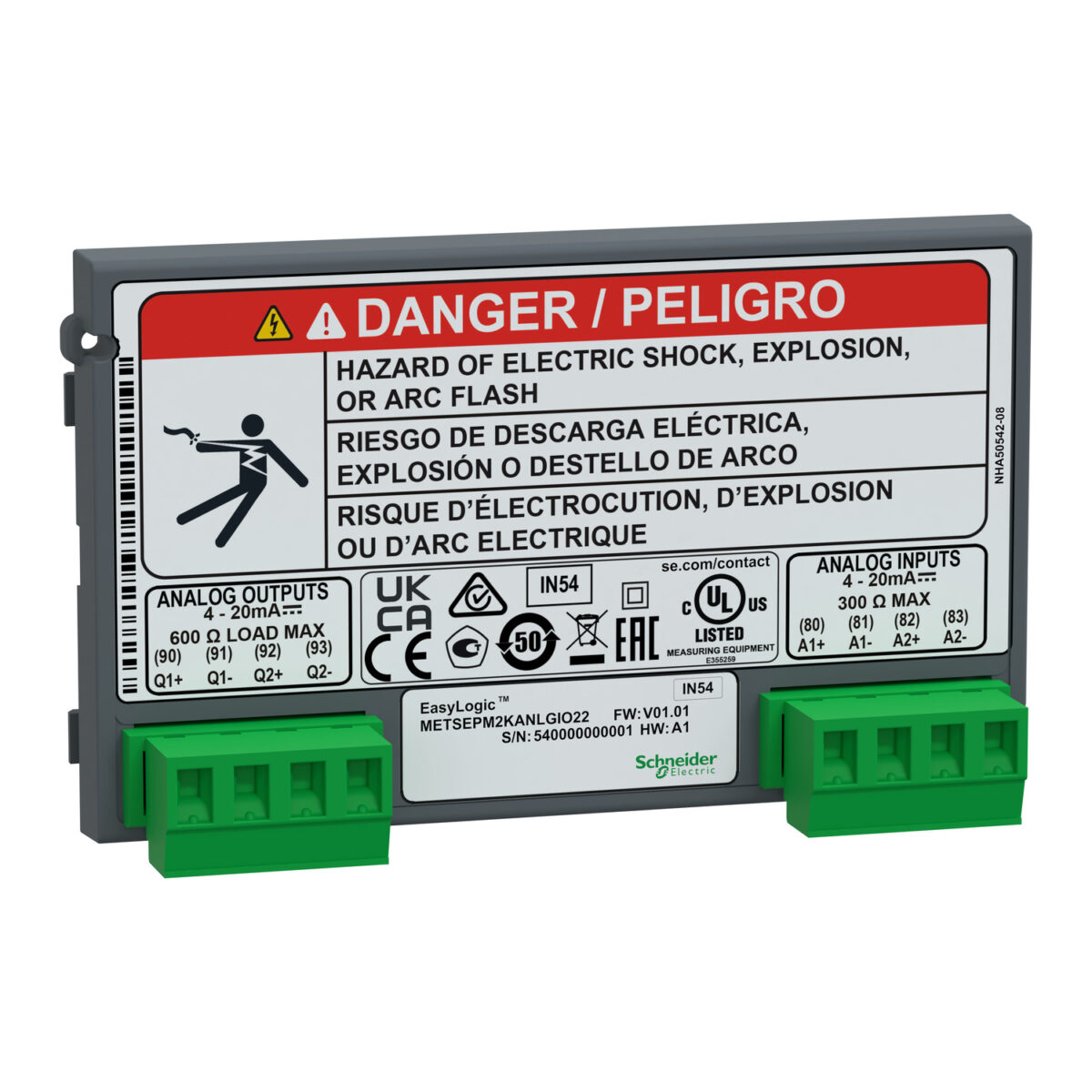 EasyLogic PM2X30 - I/O modul - analogni - 2 ulaza + 2 izlaza