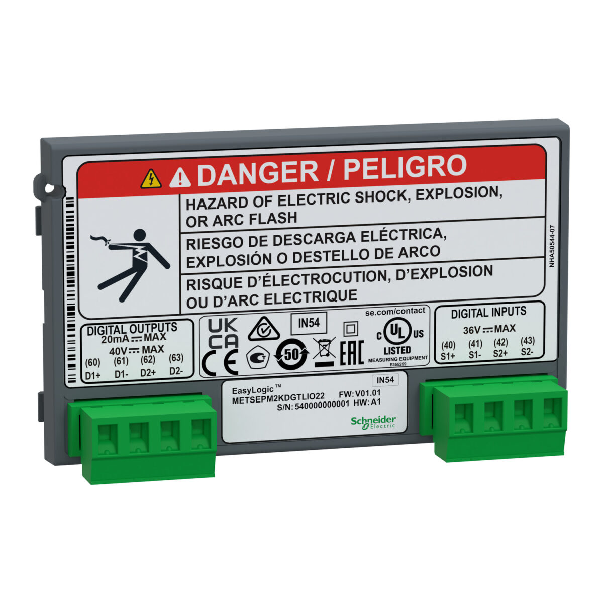 EasyLogic PM2X30 - I/O modul - digitalni - 2 ulaza + 2 izlaza