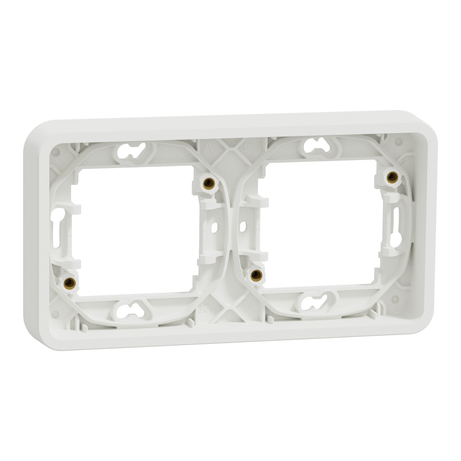 MUR39101 Mureva Styl - noseći ram - dvostruki - horizontalni - beli