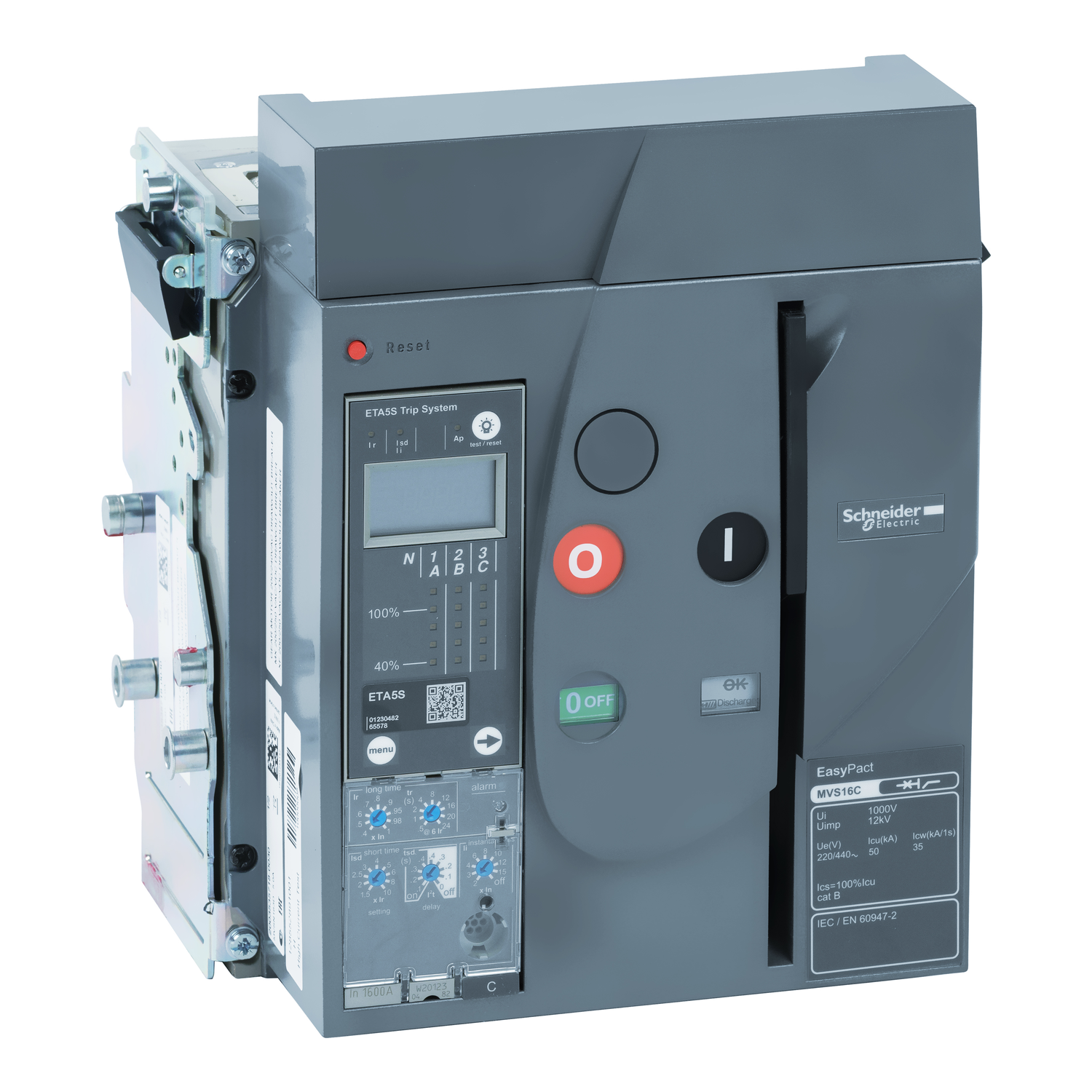MVS23103 Adapt EasyPact MVS 1000A 50KA 3P izvlačivi prekidač kućište 1