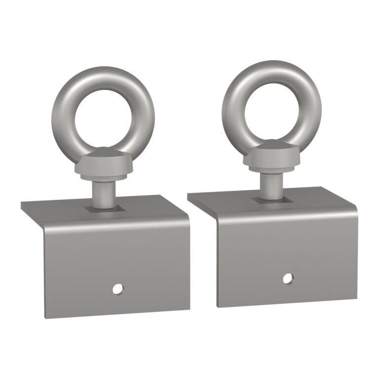 Set of 2 lifting eyes M8. Maximum load: 200kg