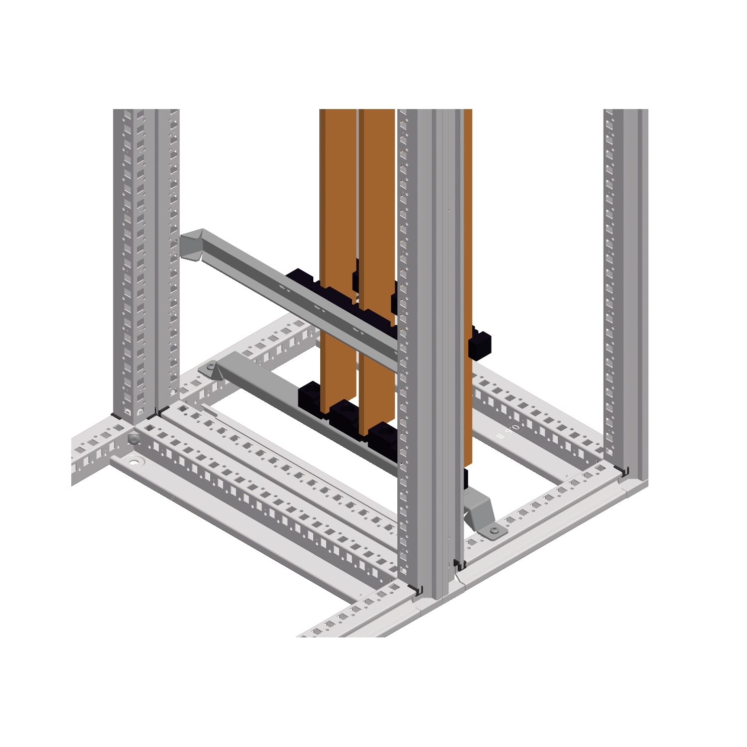 NSYBVS600 nosač vertikalnih sabirnica do 3200 A 600x600 mm