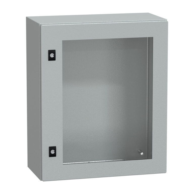Spacial CRN tspt door w/o mount.plate. H600xW500xD250 IP66 IK08 RAL7035..