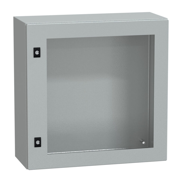 Spacial CRN tspt door w/o mount.plate. H600xW600xD250 IP66 IK08 RAL7035..