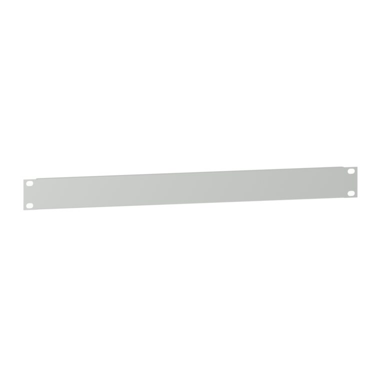 Actassi - 19" ploča - 1U - čelik - RAL7035 - 15/10mm