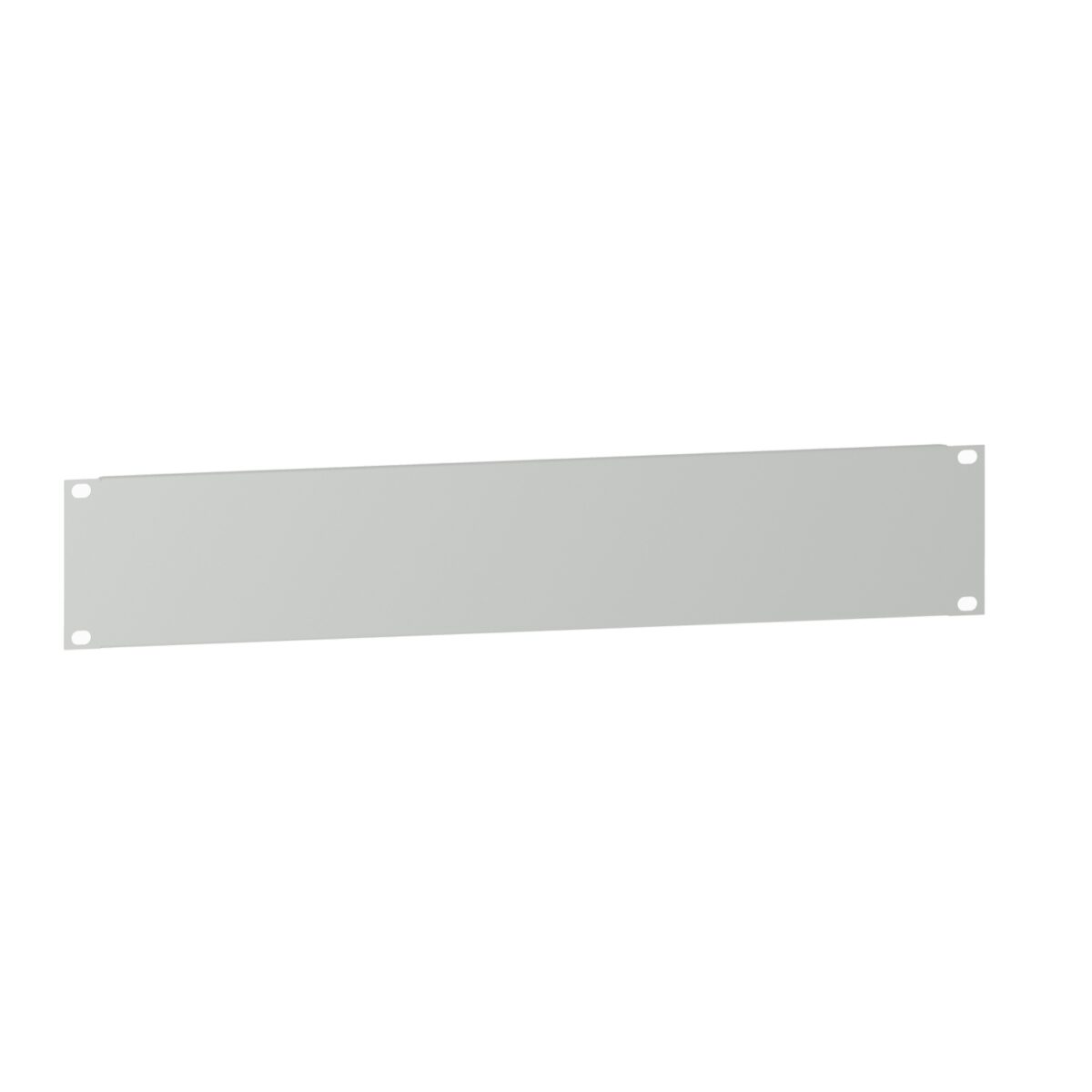 Actassi - 19" ploča - 2U - čelik - RAL7035 - 15/10mm