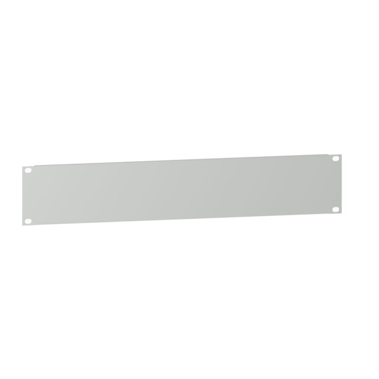 Actassi - 19" ploča - 2U - čelik - RAL7035 - 15/10mm