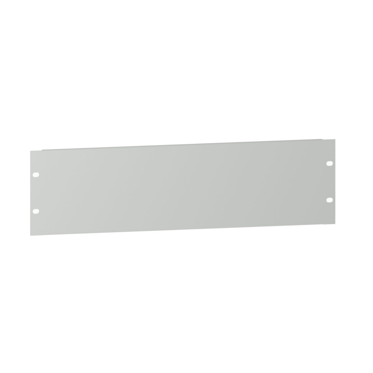 Actassi - 19" ravna ploča - 3U - čelik - RAL7035 - 15/10mm