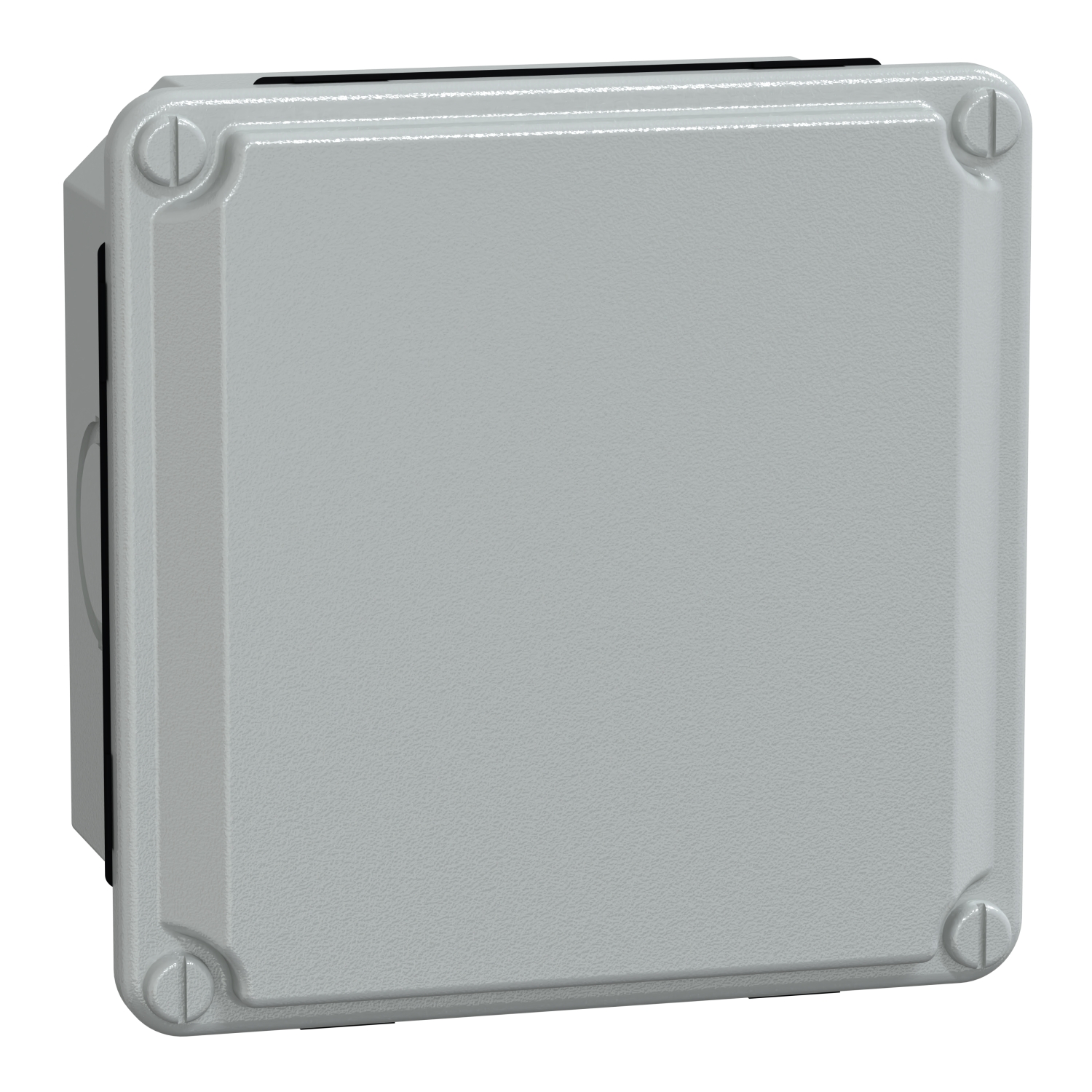 NSYDB1010M metalna industrijska kutija - niski poklopac - V105xŠ105xD49 - IP55 - siva