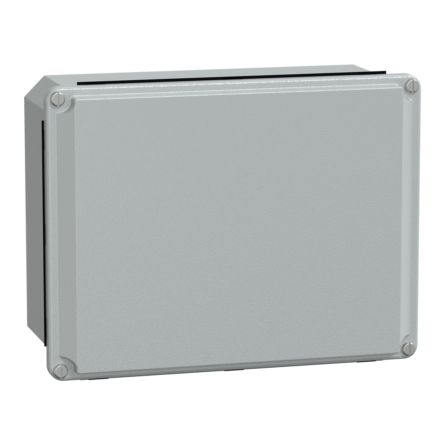 NSYDBN2015 metalna industrijska kutija-niski poklopac- V206xŠ156xD83 - IP55 - siva RAL 7035