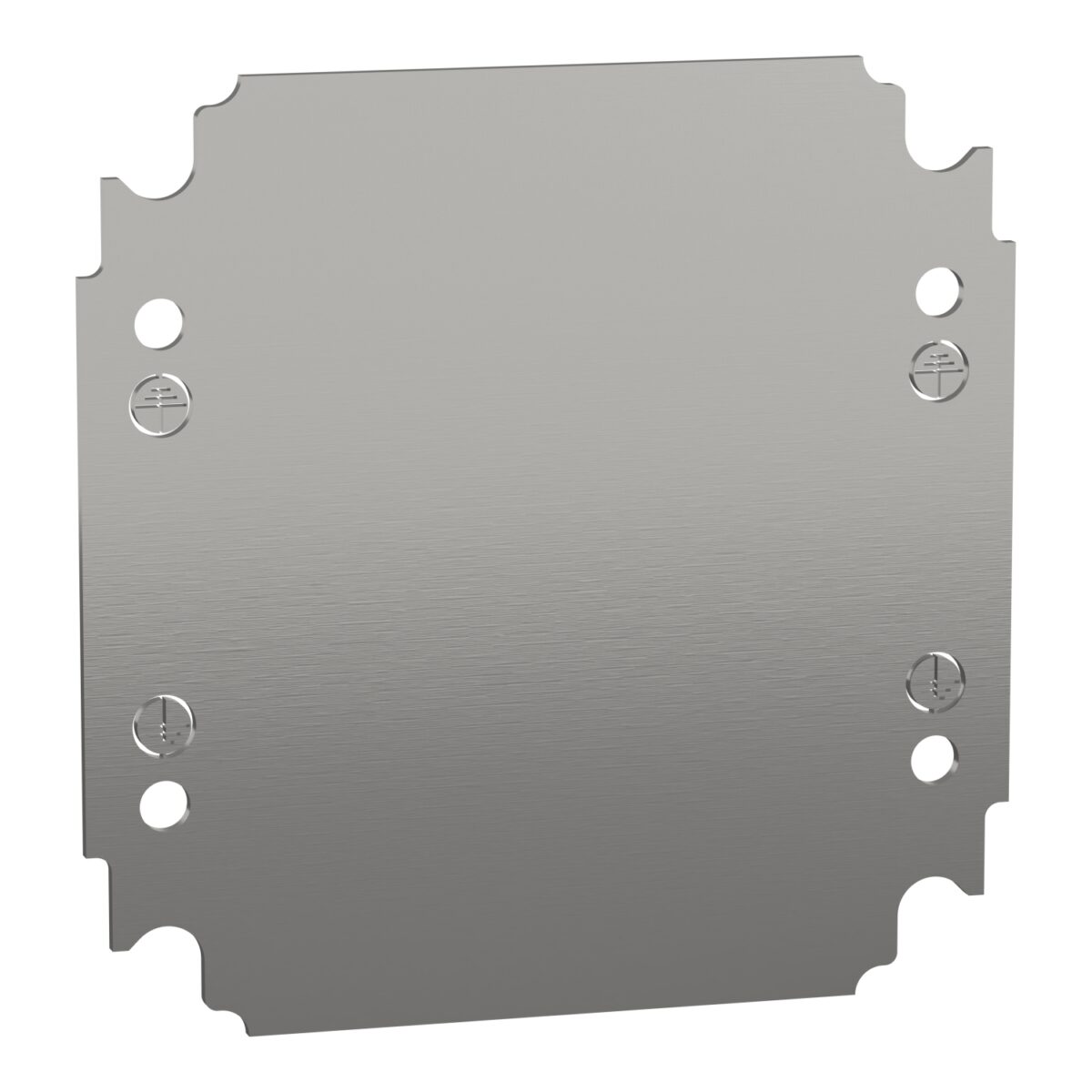 montažna ploča V200xŠ200mm galvanizovana čelična ploča