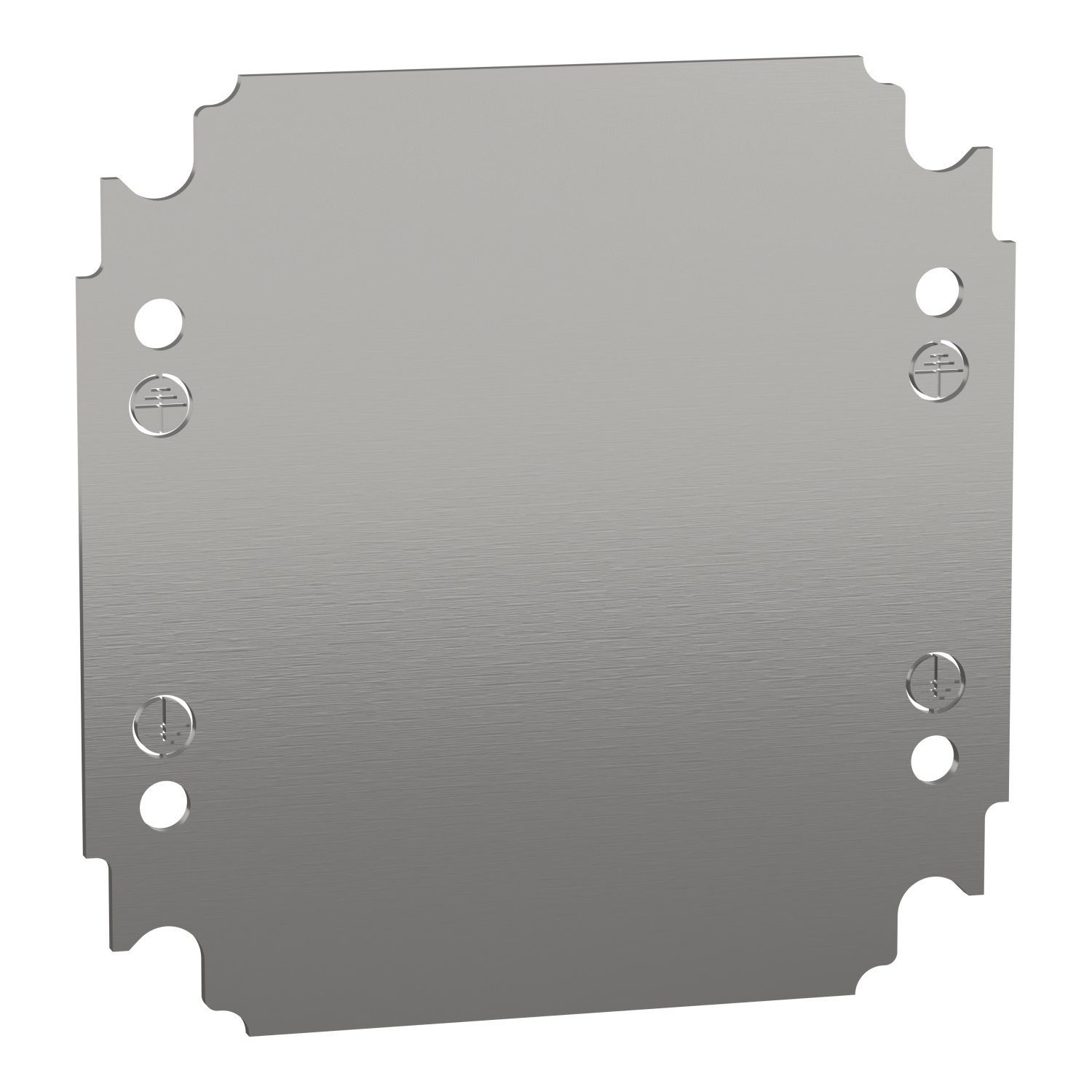 NSYMM22 montažna ploča V200xŠ200mm galvanizovana čelična ploča